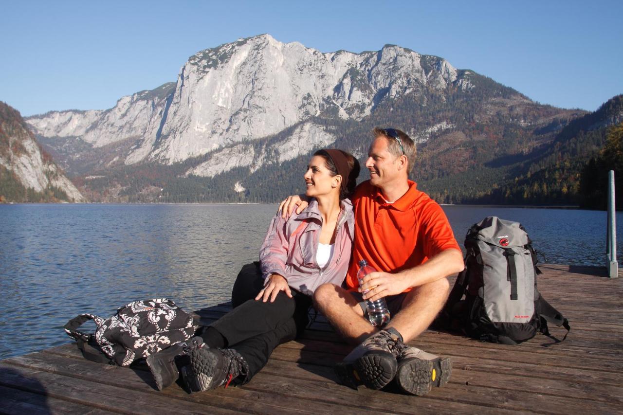 Gasthof Zum Hirschen Hotel Altaussee Bagian luar foto
