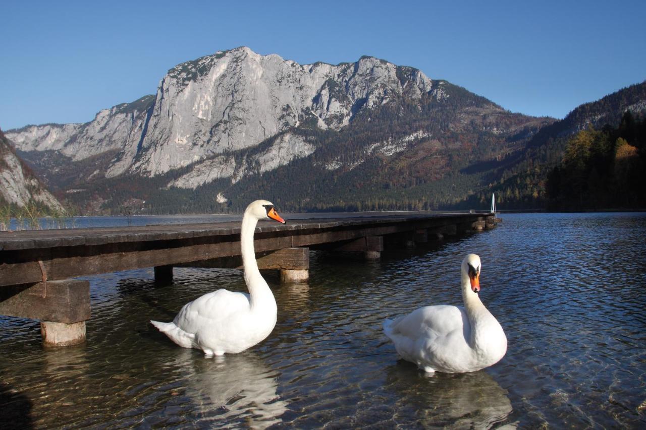 Gasthof Zum Hirschen Hotel Altaussee Bagian luar foto