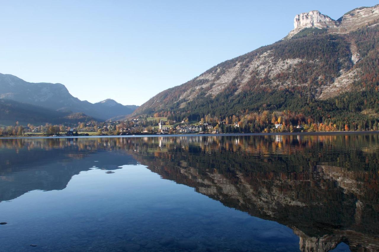 Gasthof Zum Hirschen Hotel Altaussee Bagian luar foto